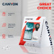 Бездротовий зарядний пристрій Canyon WS-303 3 в 1 QI White