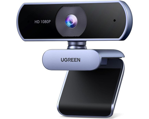 Веб-камера Ugreen 1080P 30FPS, USB, 2МР