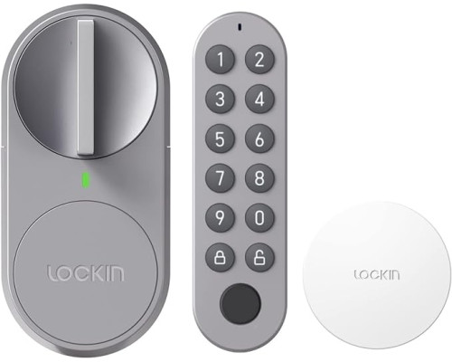 Розумний замок для вхідних дверей Lockin Smart G30,відбиток пальця, код доступу