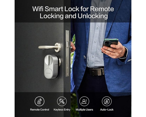 Розумний замок для вхідних дверей Lockin Smart G30,відбиток пальця, код доступу