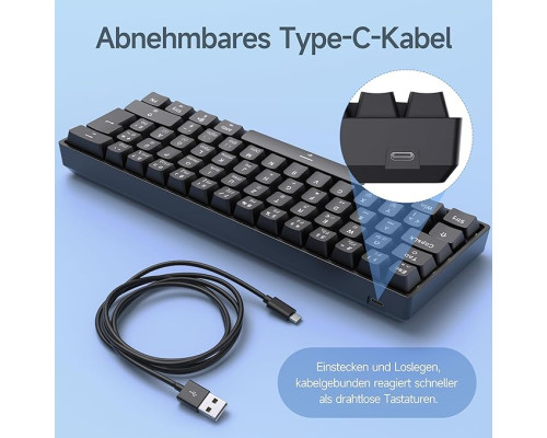 Ігрова механічна клавіатура TMKB T61SE