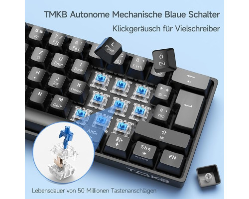 Ігрова механічна клавіатура TMKB T61SE