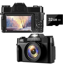Цифрова камера 4K 48MP з цифровим зумом 16X цифровий фотоапарат