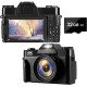 Цифрова камера 4K 48MP з цифровим зумом 16X цифровий фотоапарат