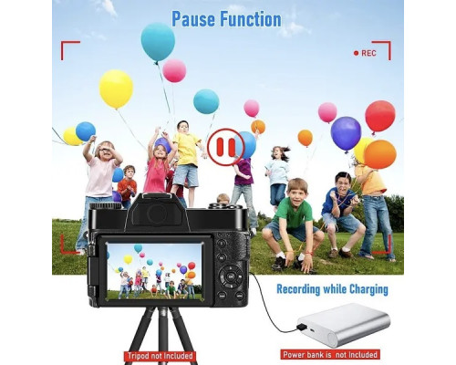 Цифрова камера 4K 48MP з цифровим зумом 16X цифровий фотоапарат
