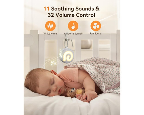 Білий шум Dreamegg White Noise Machine D11 колонка, нічник