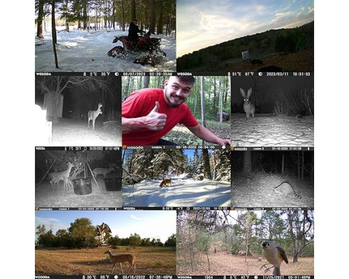 Камера фотопастка з нічним баченням WOSODA G300-Trail Camera мисливська камера