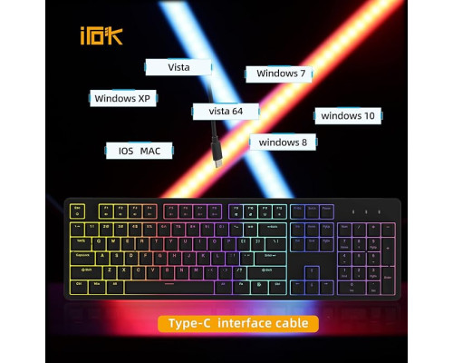 Механічна ігрова клавіатура IROK FE104 RGB