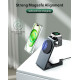 Безпровідна зарядка ezpower MagSafe 3 в 1 для iPhone/iWatch/AirPods