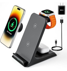 Зарядна станція 3 в 1 ezpower для товстих футлярів 10 мм для iPhone