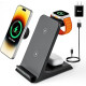 Зарядна станція 3 в 1 ezpower для товстих футлярів 10 мм для iPhone