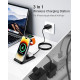 Зарядна станція 3 в 1 ezpower для товстих футлярів 10 мм для iPhone