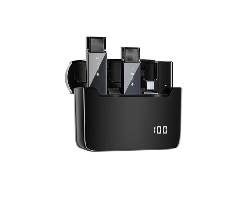 Комплект з 2 бездротових петличних мікрофонів Wireless Microphone S16S Dual Type-C