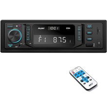 Автомобільний радіоприймач Avylet C304 RDS Bluetooth 5.0 Handsfree, дзвінки та годинник