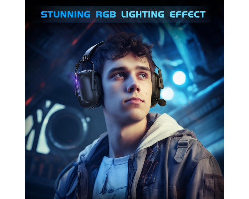 Ігрові навушники Gvyugke 2,4 ГГц для PS5, PS4, ПК, Nintendo Switch, Mac
