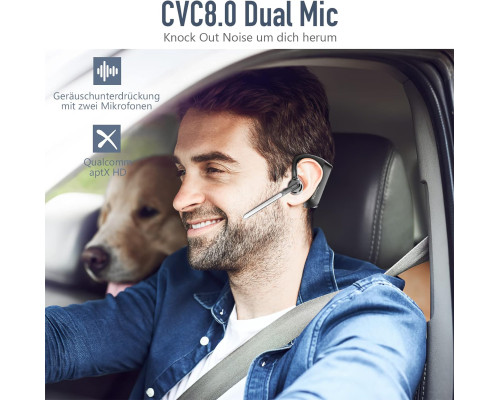 Bluetooth-гарнітура Conambo K21 / Bluetooth-навушник із подвійним мікрофоном CVC 8.0