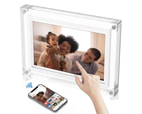 Цифрова акрилова фоторамка Amaboo WLAN, 10,1 дюйма сенсорний екран 1280 x 800 IPS