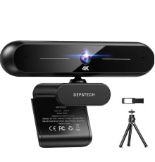 Веб-камера Depstech 4k, dw40 з мікрофоном, автофокусом