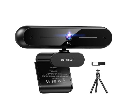 Веб-камера Depstech 4k, dw40 з мікрофоном, автофокусом