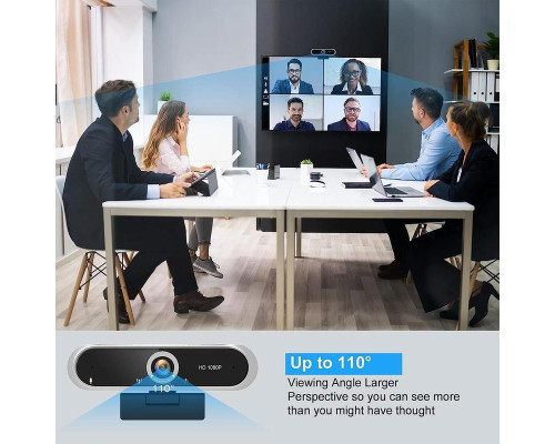 Веб-камера Niveoli 1080p з мікрофоном і кришкою для веб-камери