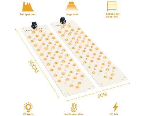 Світлодіодний світильник для кімнатних рослин EWITTTI Grow Light, Plant Light