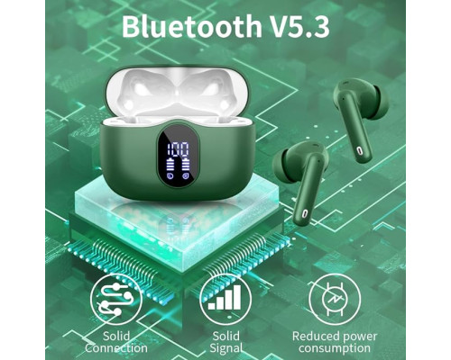 Бездротові водонепроникні навушники Btootos A90 Pro IP7 Bluetooth Green