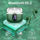 Бездротові водонепроникні навушники Btootos A90 Pro IP7 Bluetooth Green