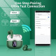 Бездротові водонепроникні навушники Btootos A90 Pro IP7 Bluetooth Green