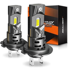 Світлодіодні лампи SEALIGHT H7, 20000LM, з вентилятором, 6500 K, холодний білий