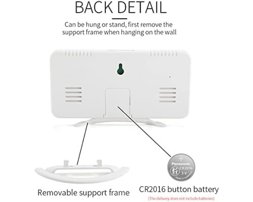 Будильник з цифровим дисплеєм DABEN XIANG TS-8201 Цифрове дзеркало