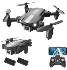 Дрон Wipkviey T25 з камерою 1080p, RC Quadrocopter міні-складний з 2 батареями