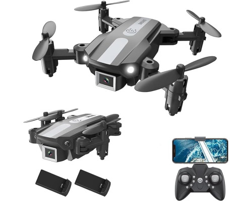 Дрон Wipkviey T25 з камерою 1080p, RC Quadrocopter міні-складний з 2 батареями