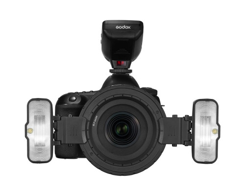 Спалах для макрозйомки Godox MF12-K2 комплект із двома головами