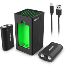 Акумулятори NiTHO для Xbox One/Xbox Series X|S з двома акумуляторами та зарядною станцією