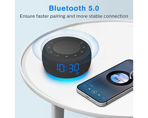 Радіо-будильник BUFFBEE RS11 з Bluetooth, нічник