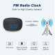 Радіо-будильник BUFFBEE RS11 з Bluetooth, нічник
