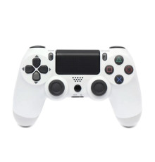 Бездротовий джойстик - геймпад для PS4 DoubleShock з повним функціоналом (Білий)