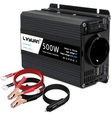Інвертор 12V-220 LVYUAN 500W MOD, перетворювач напруги 12V-220V Модифікована синусоїда