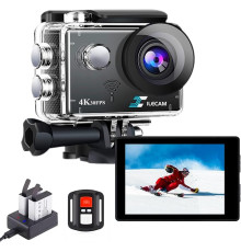 Підводна камера Xile Action Cam 4k, 30M  з батареями великої ємності 2 × 1350 мАг