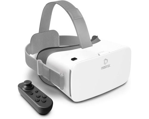 Гарнітура DESTEK V5 VR для телефону з контролером (біла)