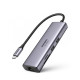 Док-станція хаб Ugreen CM512 USB Type-C-HDMI адаптер концентратор 7 в 1 100W 4K