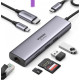 Док-станція хаб Ugreen CM512 USB Type-C-HDMI адаптер концентратор 7 в 1 100W 4K