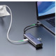 Док-станція хаб Ugreen CM512 USB Type-C-HDMI адаптер концентратор 7 в 1 100W 4K