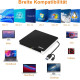 Зовнішній CD-DVD-привід USB 3.0 Type-C BUNUD +/-RW оптичний привід