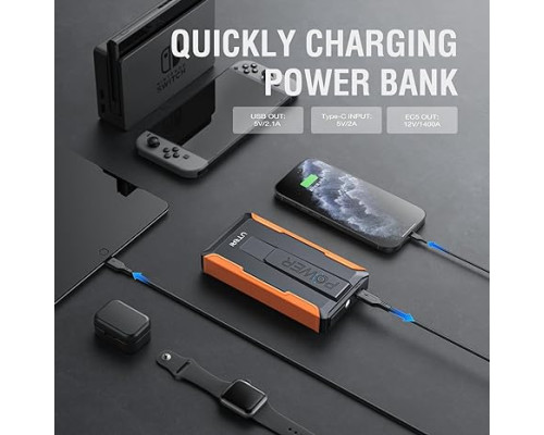 Автомобільний пусковий пристрій UTRAI T1, 13200mAh 2000A