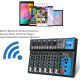 Портативний аудіомікшер 7-канальний Depusheng HT7 Bluetooth з USB MP3 для DJ