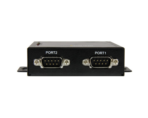 Сервер пристроїв Startech з 2-портовим портом Serial-to-IP - RS232 - металевий і монтується