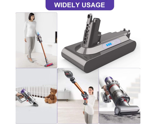 Акумулятор для пилососу Dyson V10  6000mAh