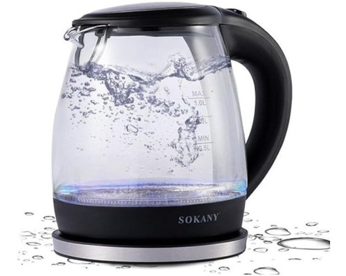 Електрочайник Sokany SK-613 1 л, 2200 Вт