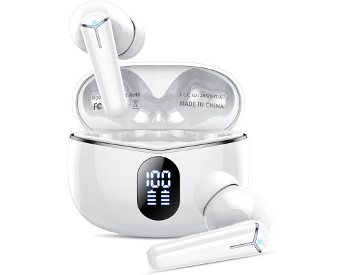 Бездротові Bluetooth навушники Kicoeon ‎IT07,водонепроникні, 36H, білі
